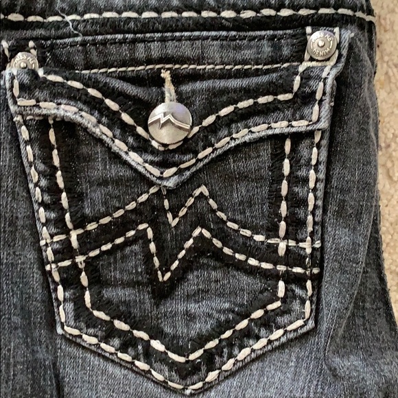 Black washed Miss Me Skinny Jeans - Picture 2 of 7